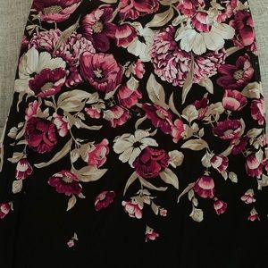 Floral pencil skirt!!